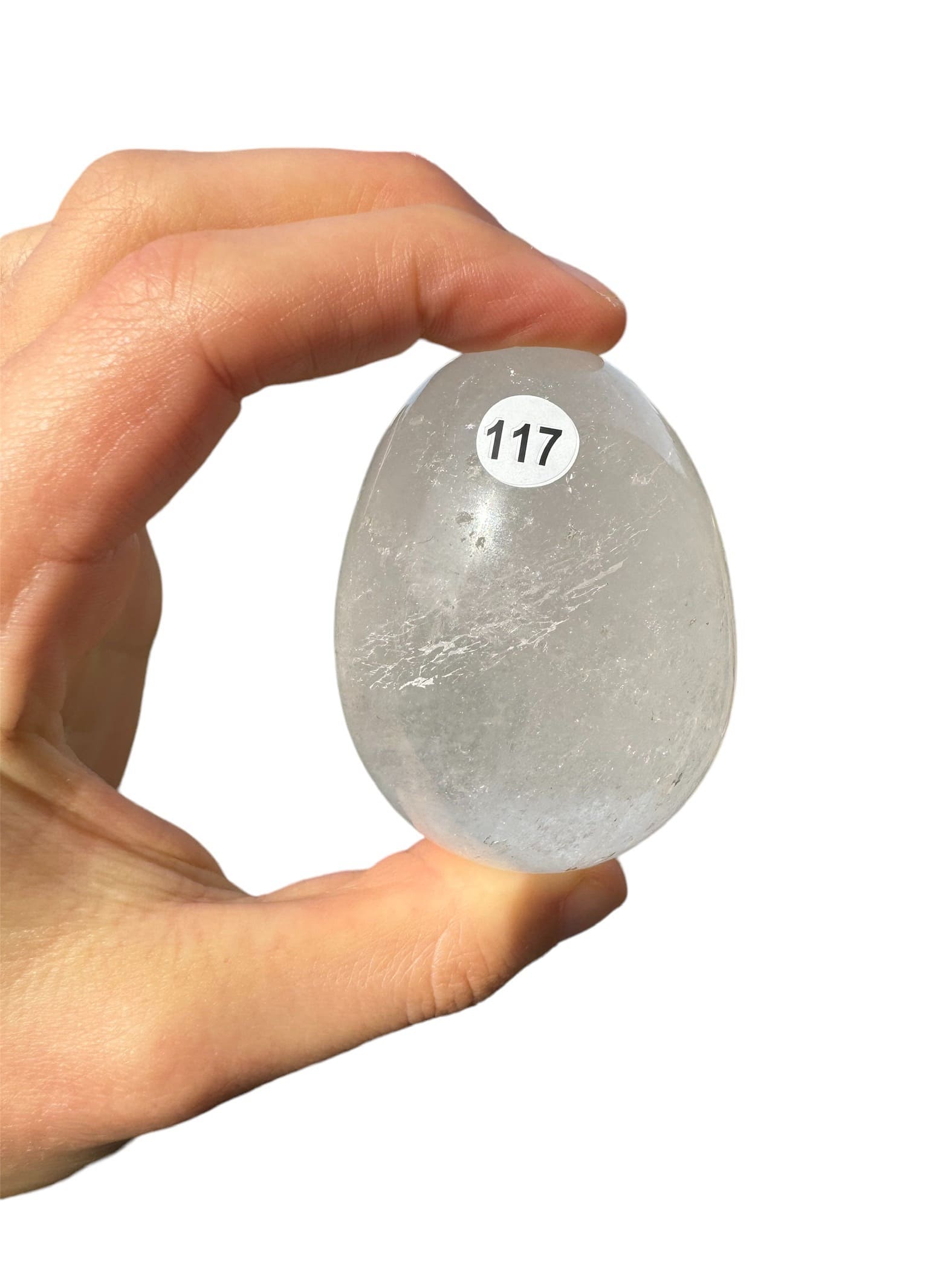 Oeuf en cristal de roche