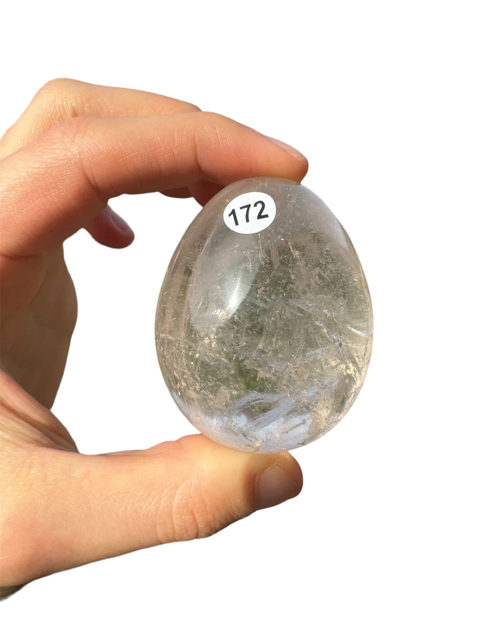 Oeuf en cristal de roche