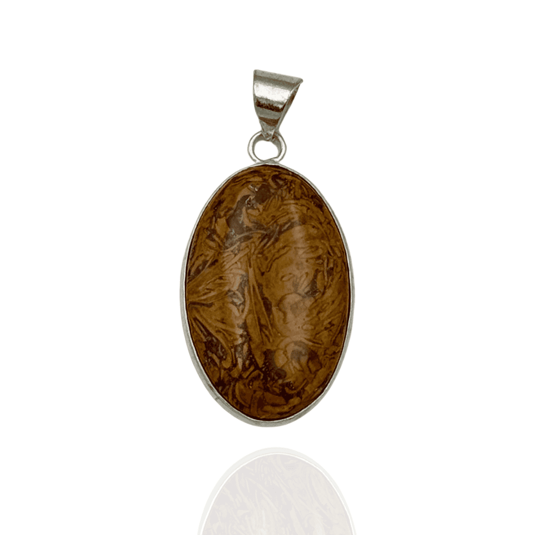 Pendentif Jaspe Calligraphe – Créativité et Ancrage