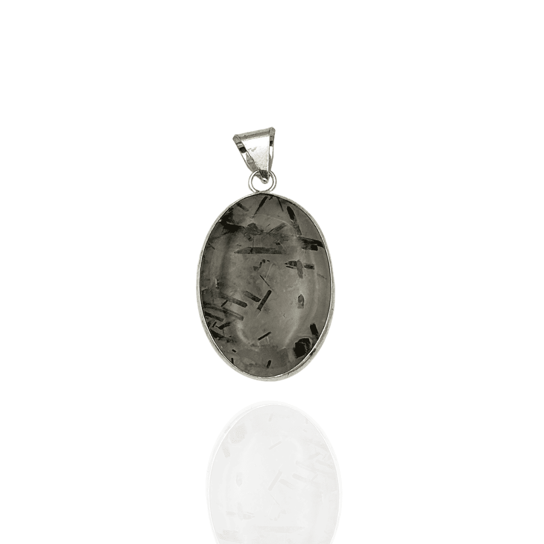 Pendentif en Quartz Tourmaline – Protection et Équilibre Énergétique