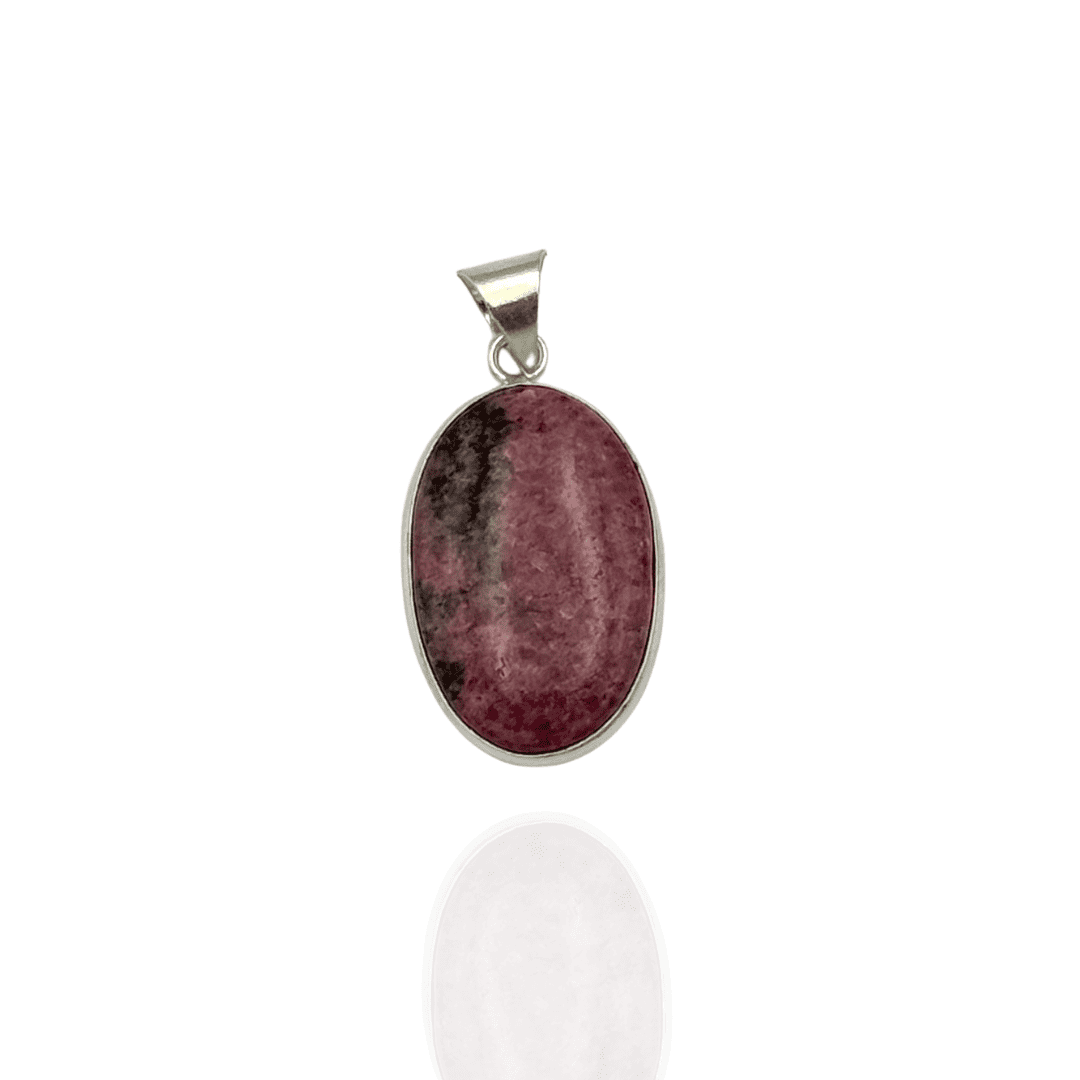 Pendentif en Rhodonite – Apaisement et Compassion