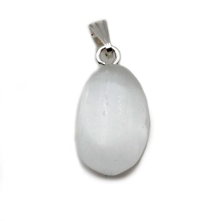 Pendentif en Sélénite – Pureté et Apaisement