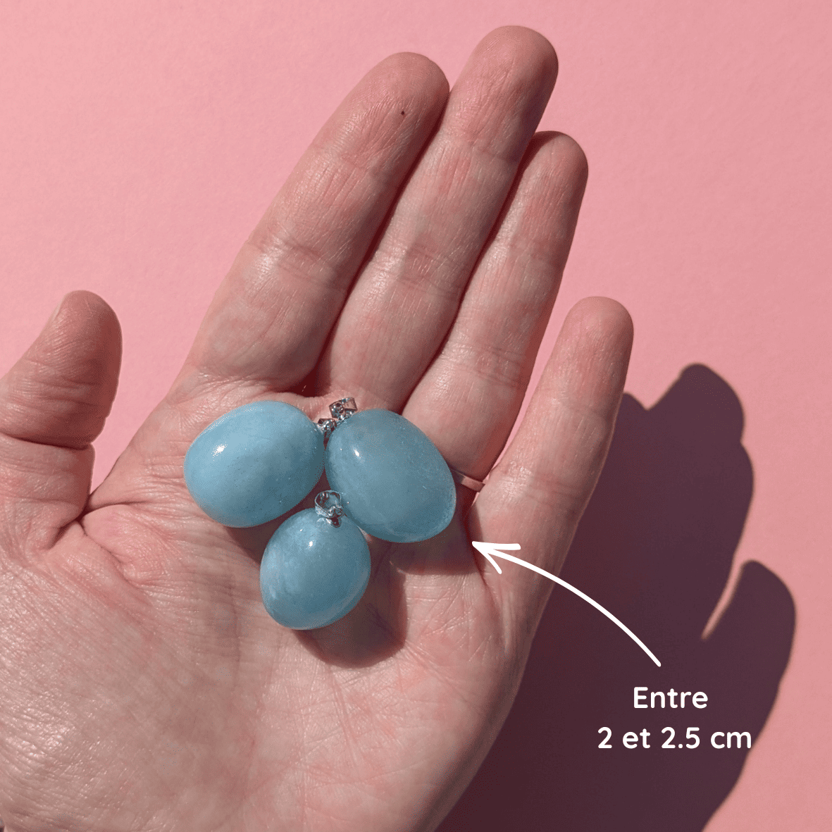 Collier en Aigue-Marine Roulée – Sérénité et Communication