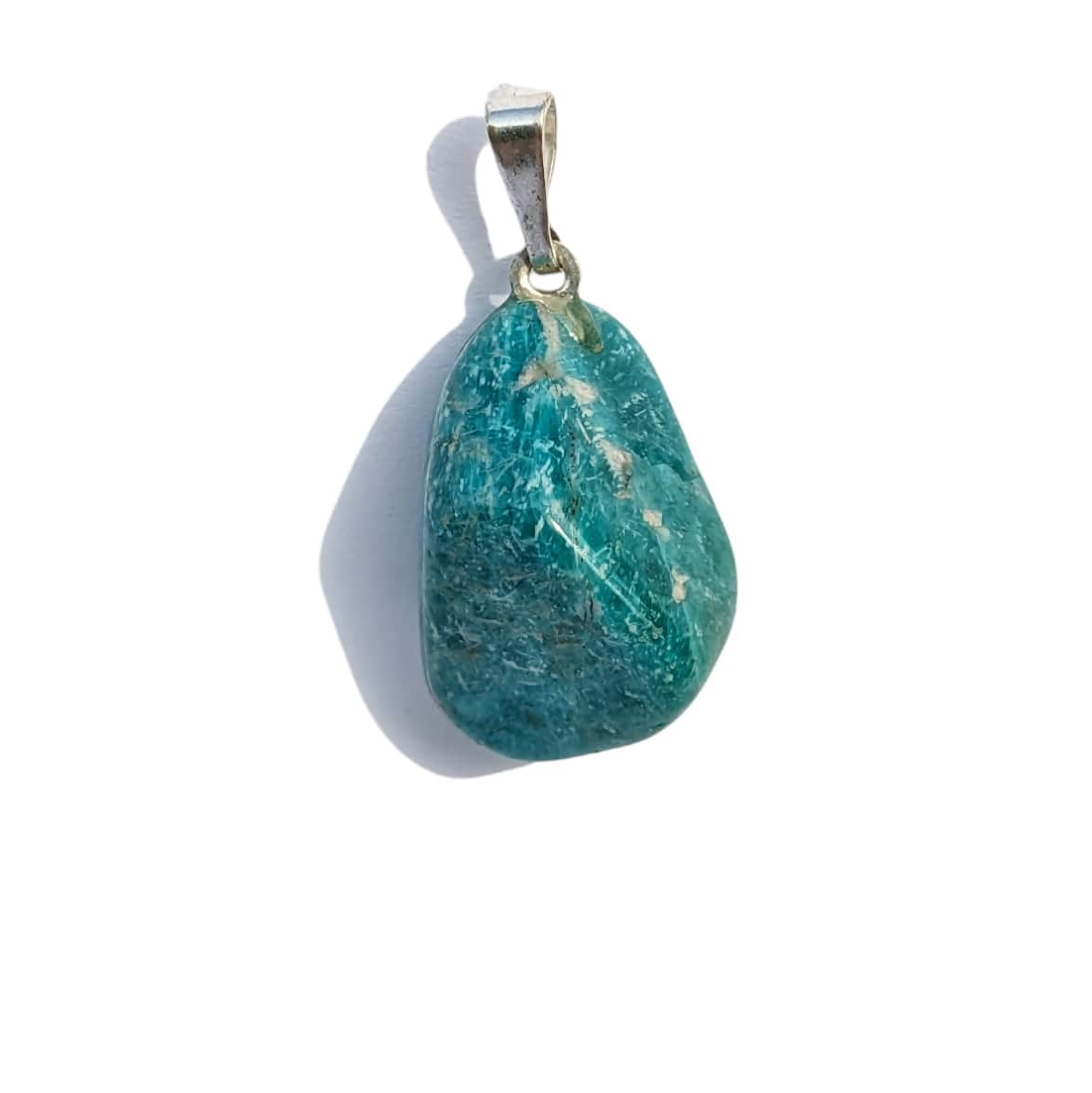 pendentif pierre amazonite naturelle