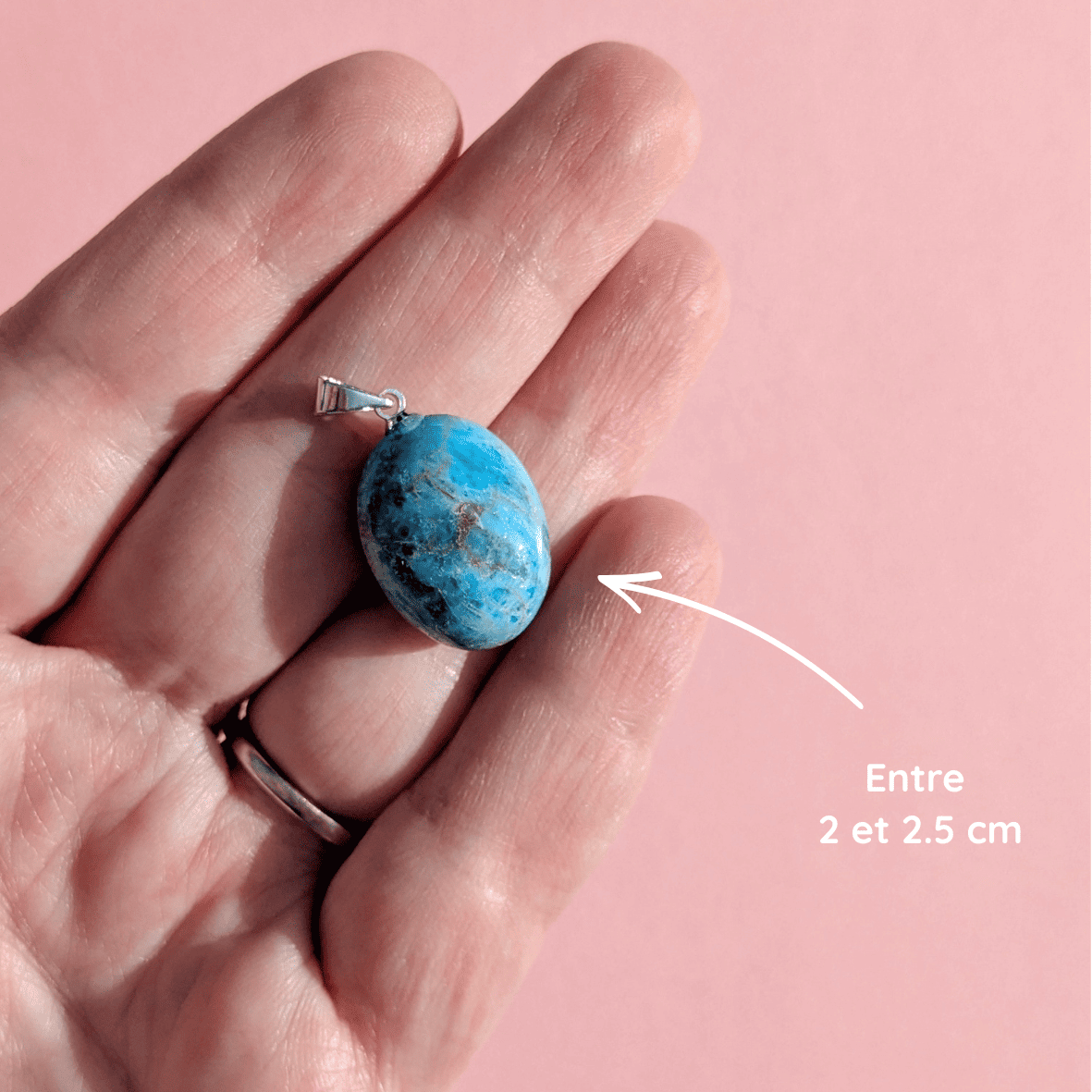 Collier en Apatite Roulée – Communication et Clarté Mentale