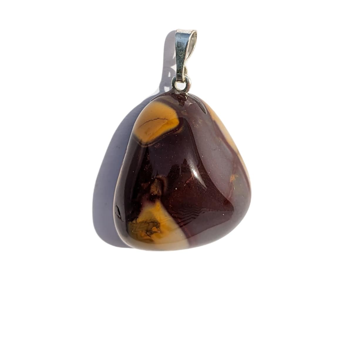 pendentif jaspe mokaite pierre naturelle