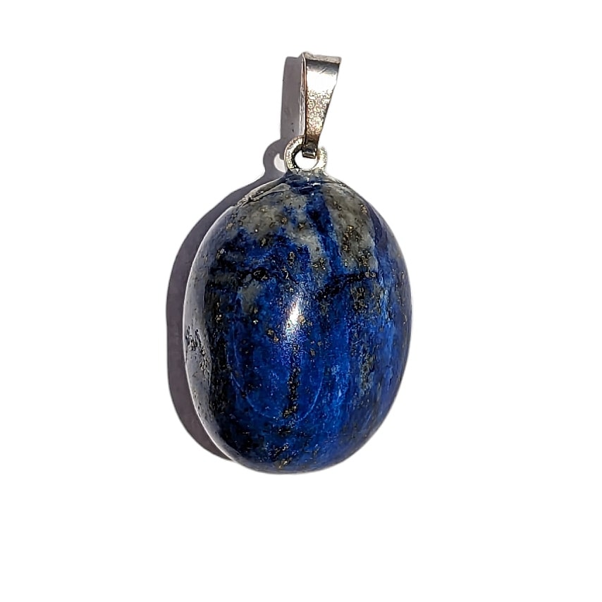 Pendentif en Lapis Lazuli Roulée – Sagesse et Expression