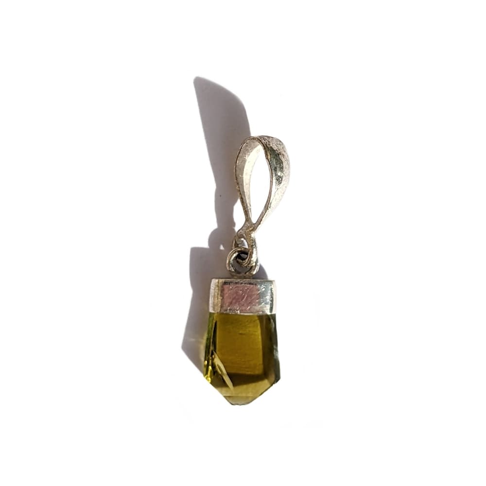 pendentif en tourmaline jaune