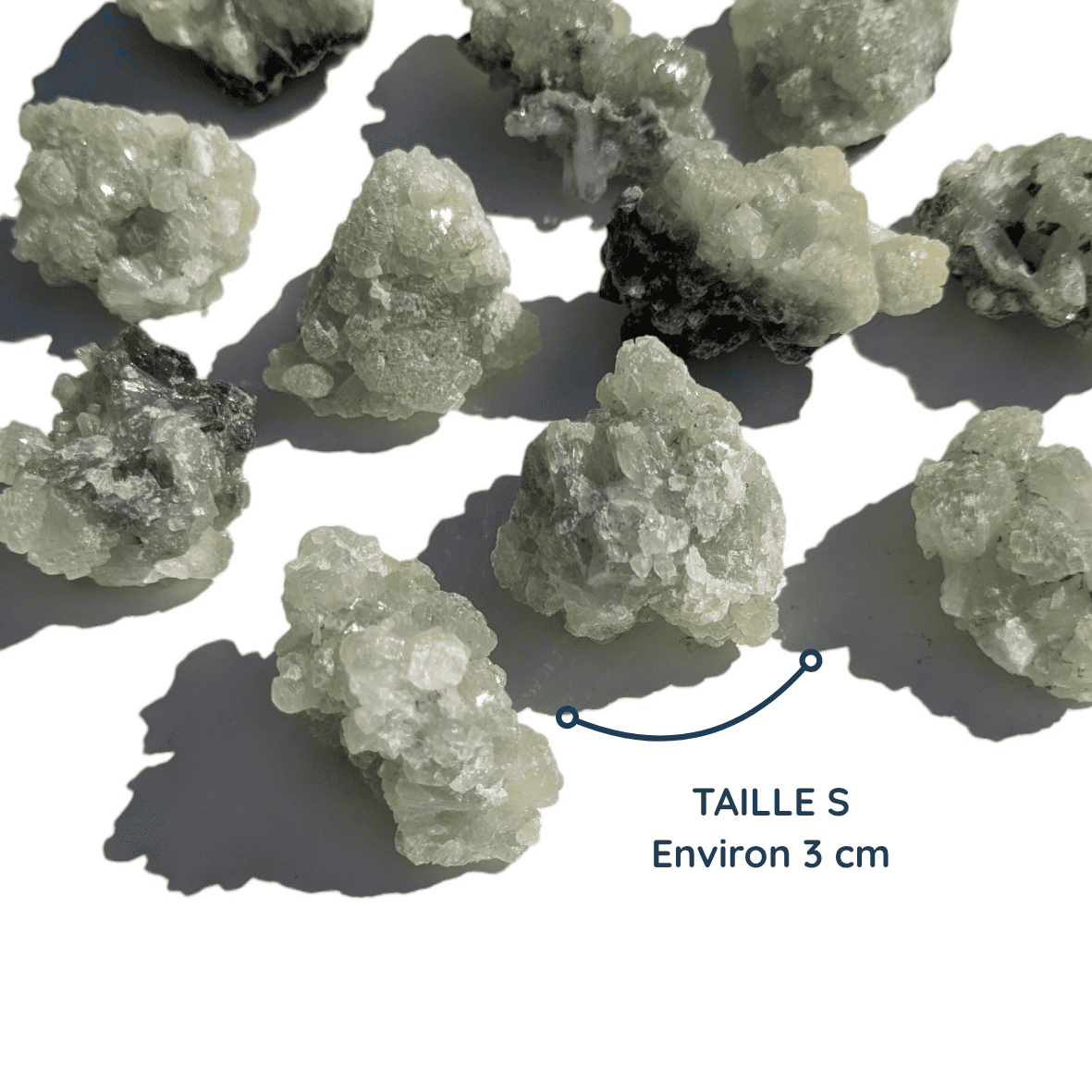 Prehnite Brute Cristallisée – Harmonie et Intuition
