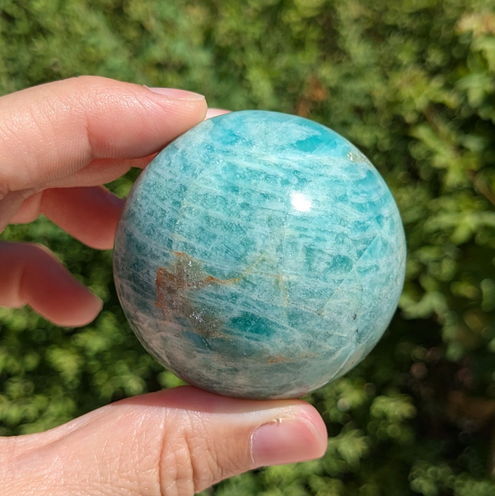sphere 5cm amazonite