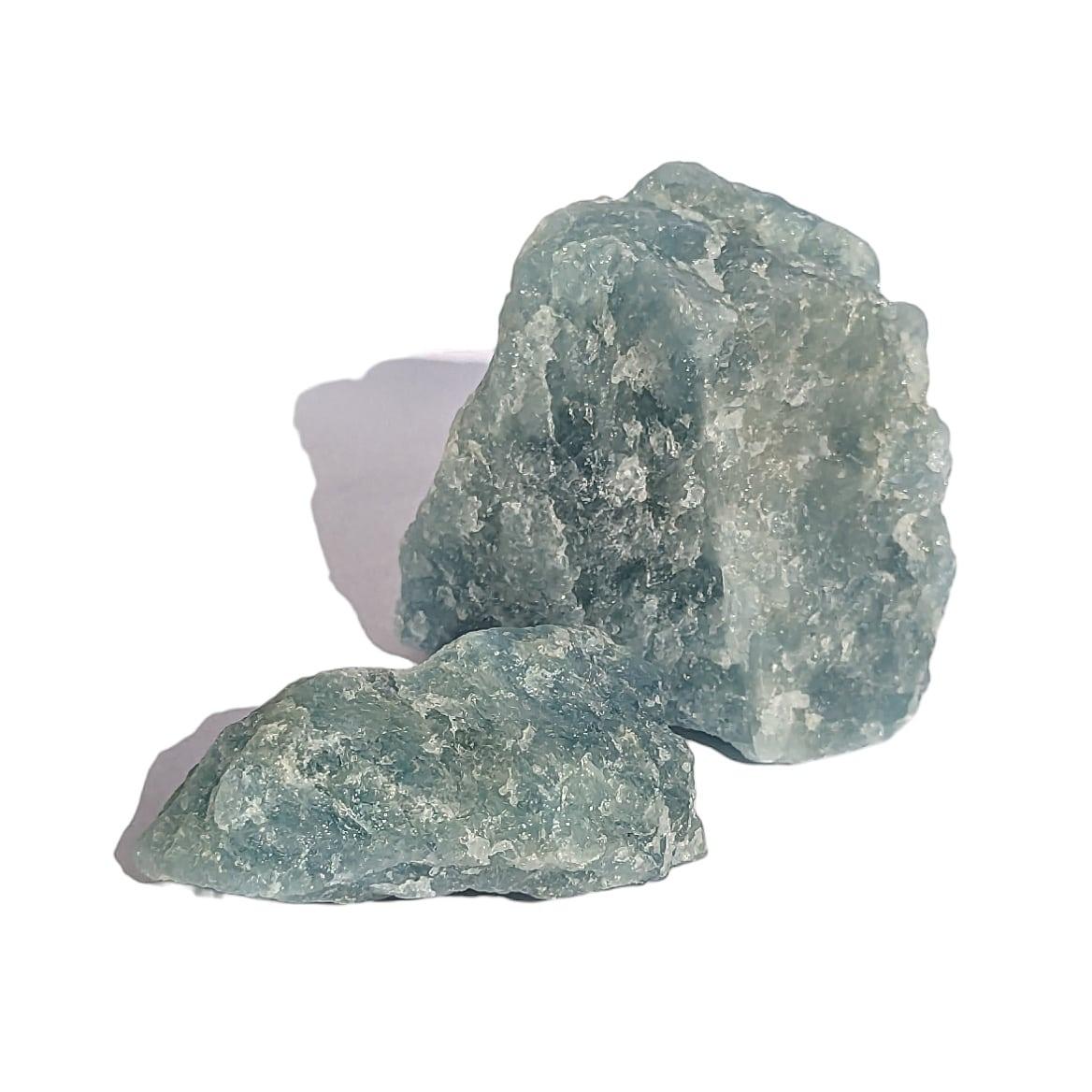 Lot De 6 Pierres Brutes Aigue-Marine Naturelle - 58.85 Carats - Taille 15-18mm - Gemmsindia