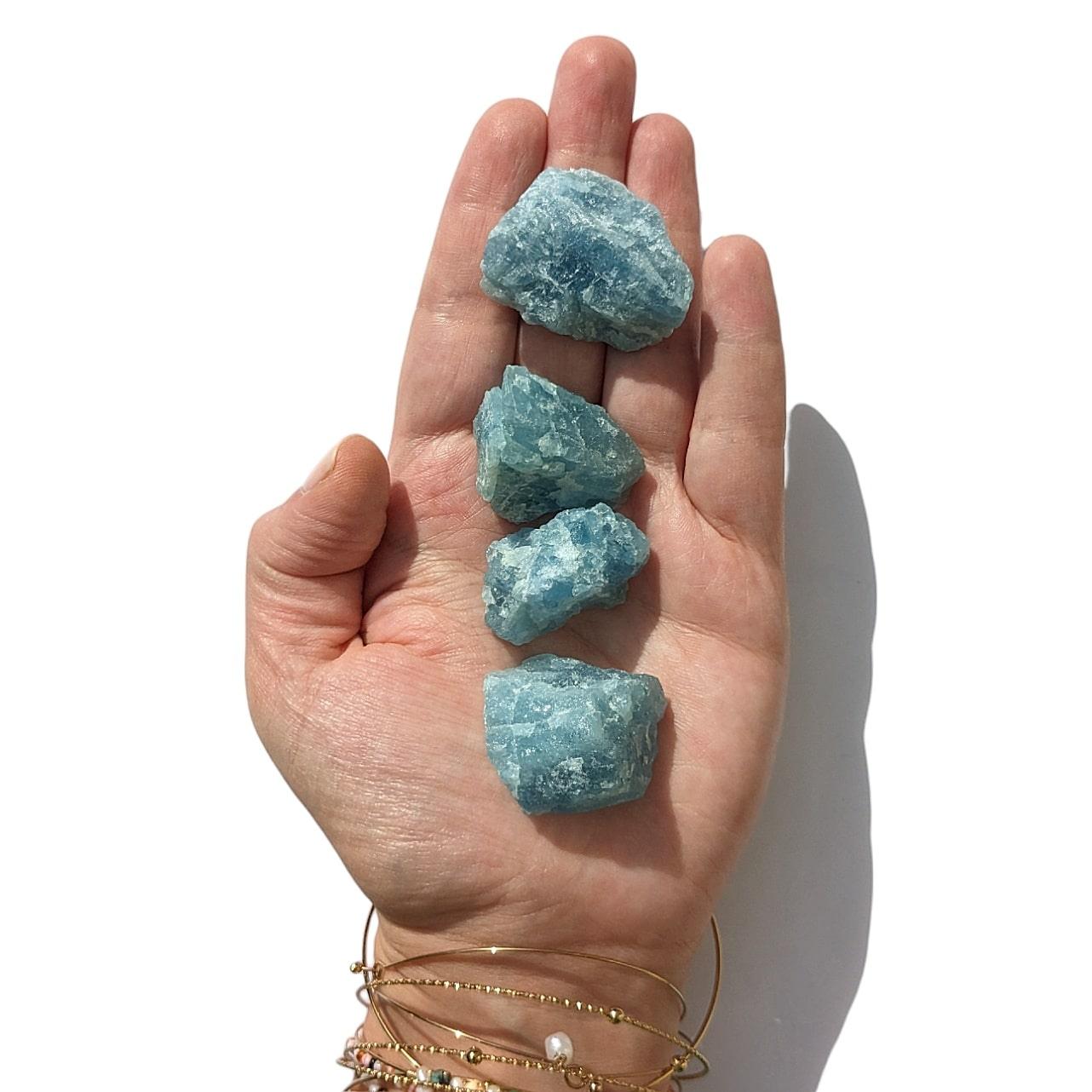 aigue marine pierre brute