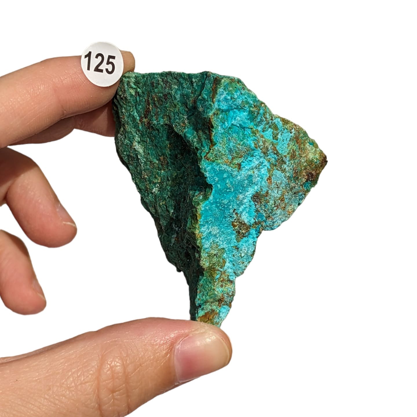 pierre brute chrysocolle numero 125