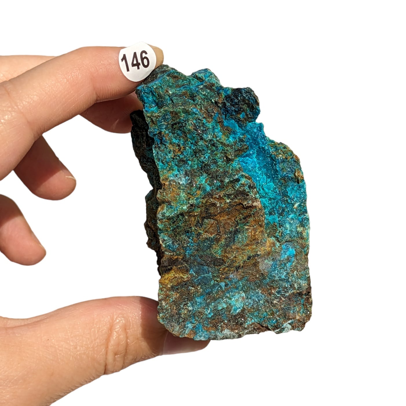 pierre brute chrysocolle numéro 146