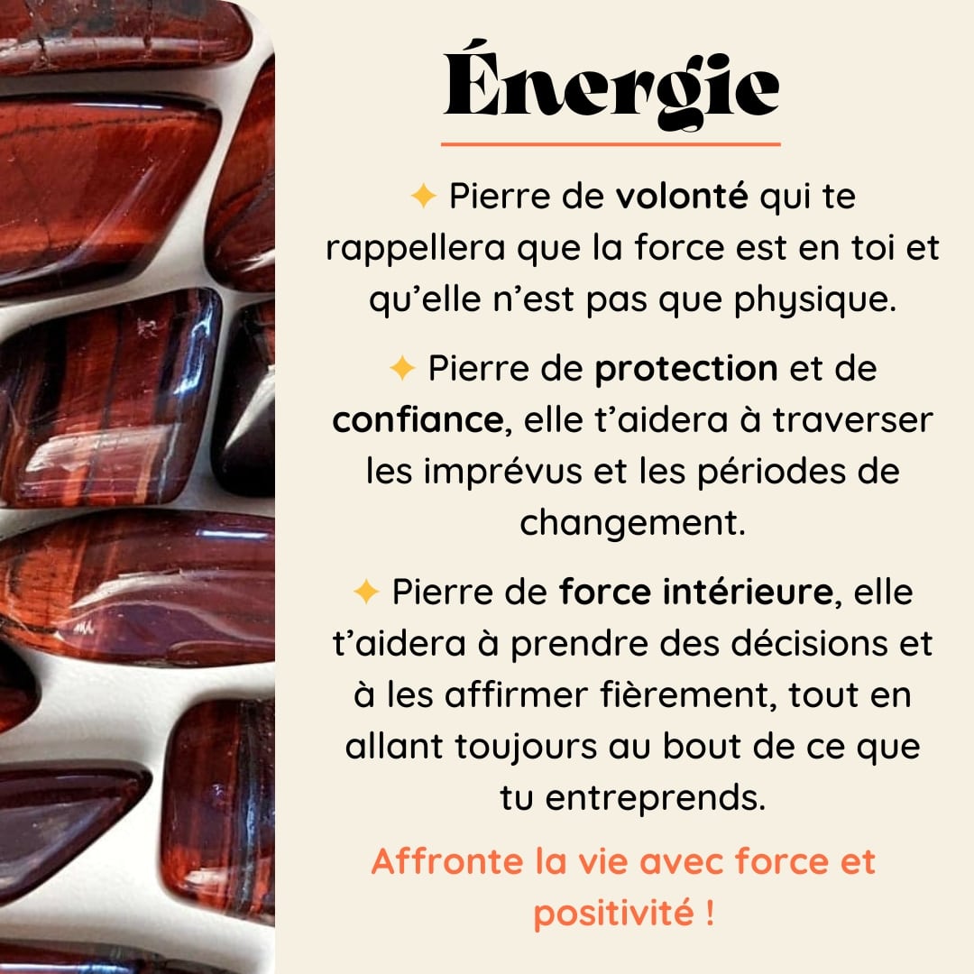 Pierre Roulée Œil de Taureau – Protection et Vitalité