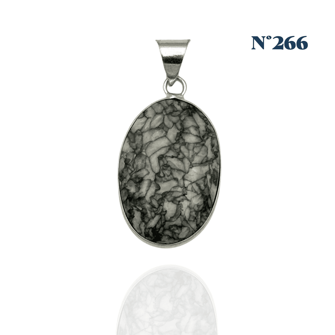 Pendentif Pinolite – Sérénité et Ancrage