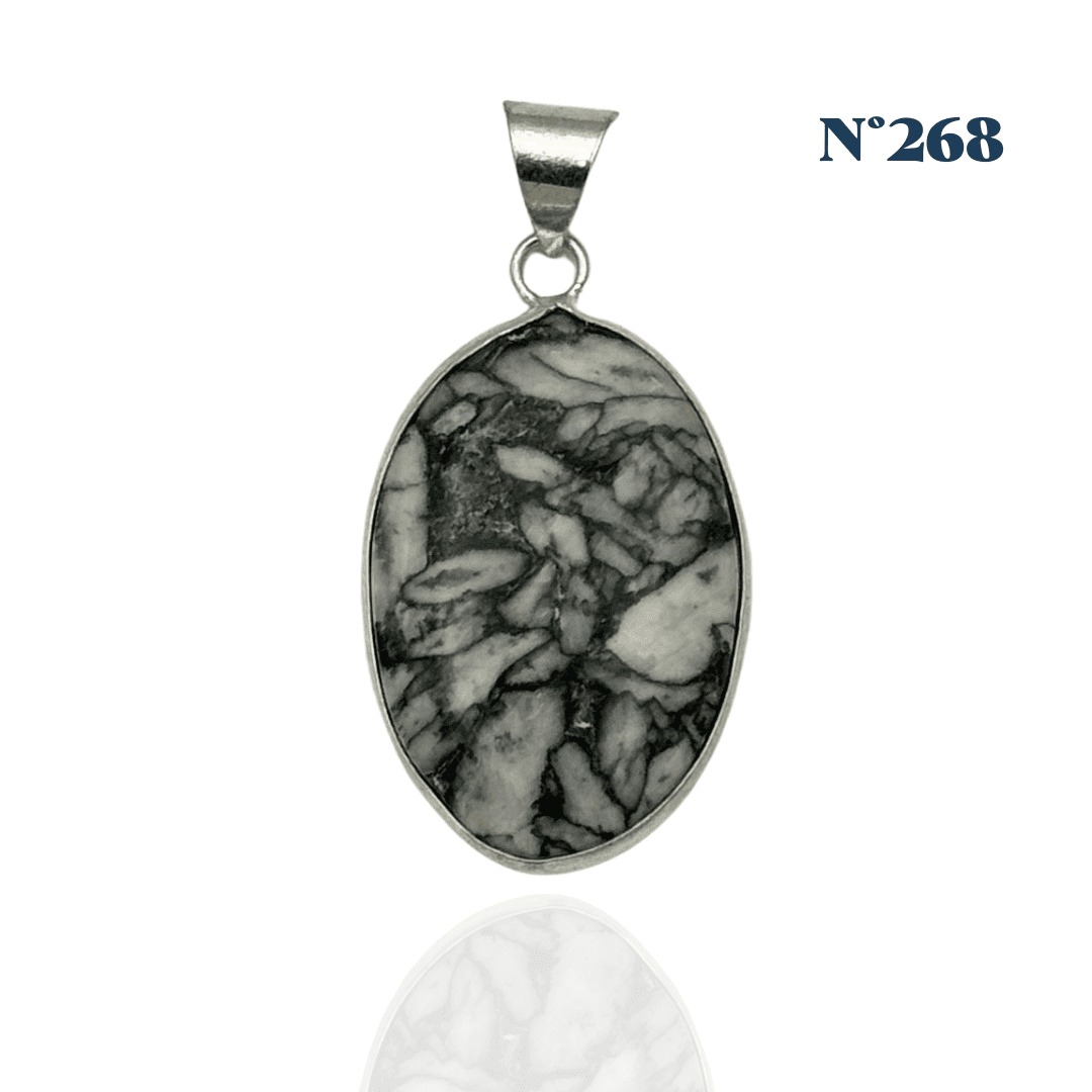 Pendentif Pinolite – Sérénité et Ancrage