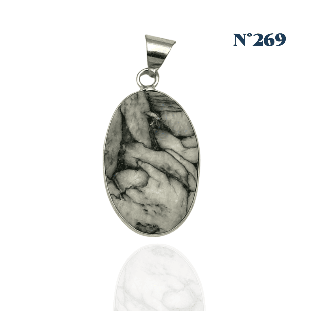 Pendentif Pinolite – Sérénité et Ancrage