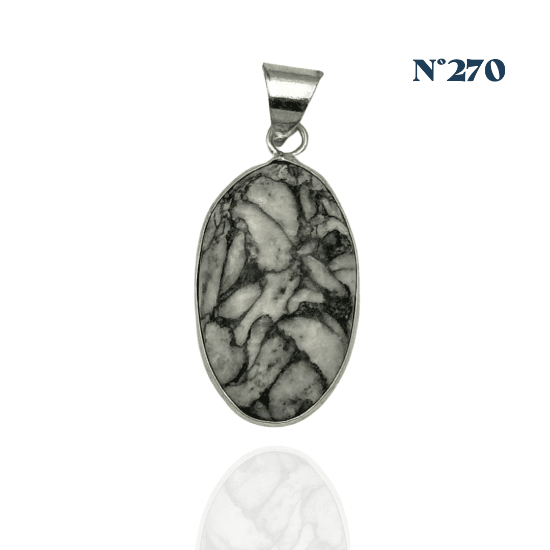 Pendentif Pinolite – Sérénité et Ancrage