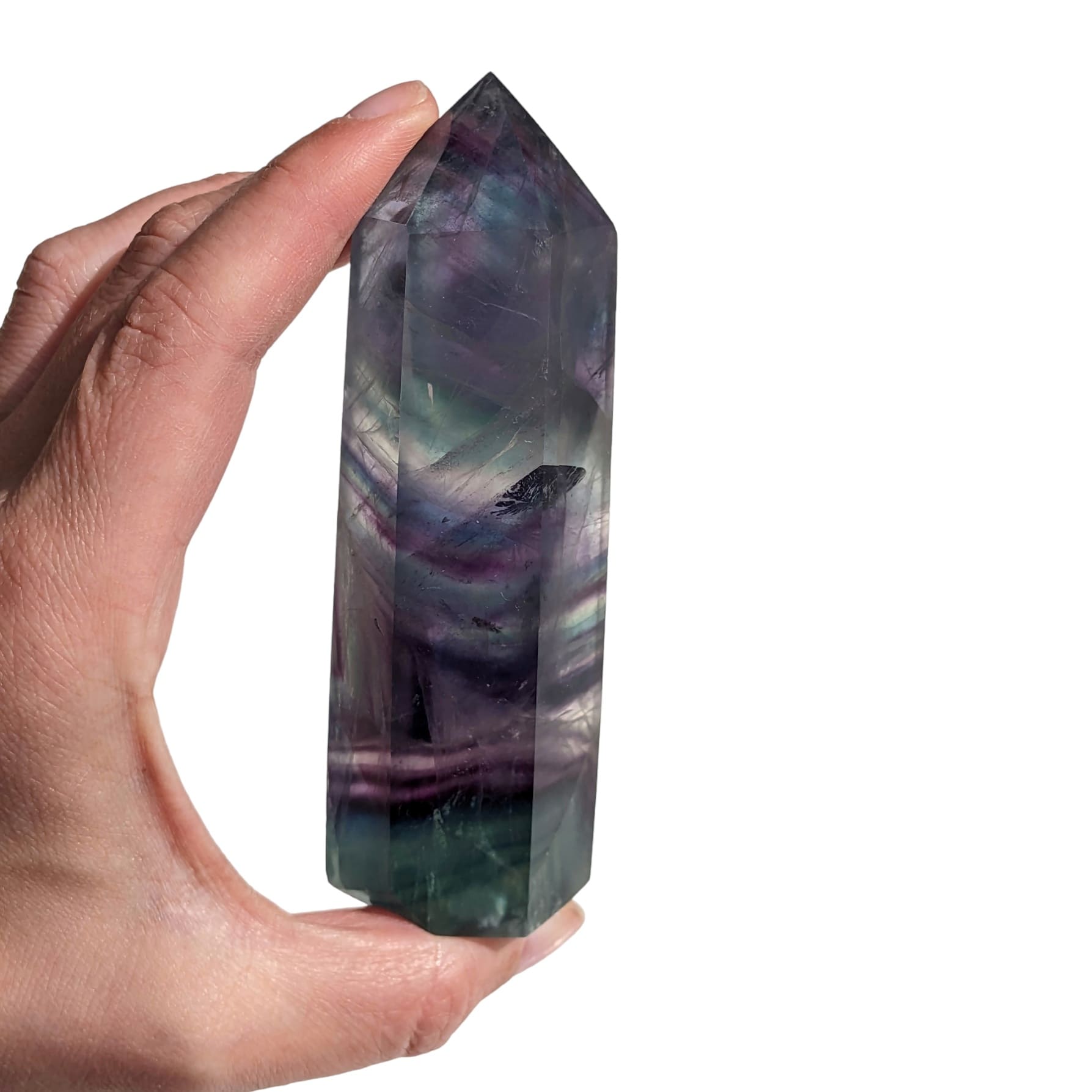pointe en fluorite
