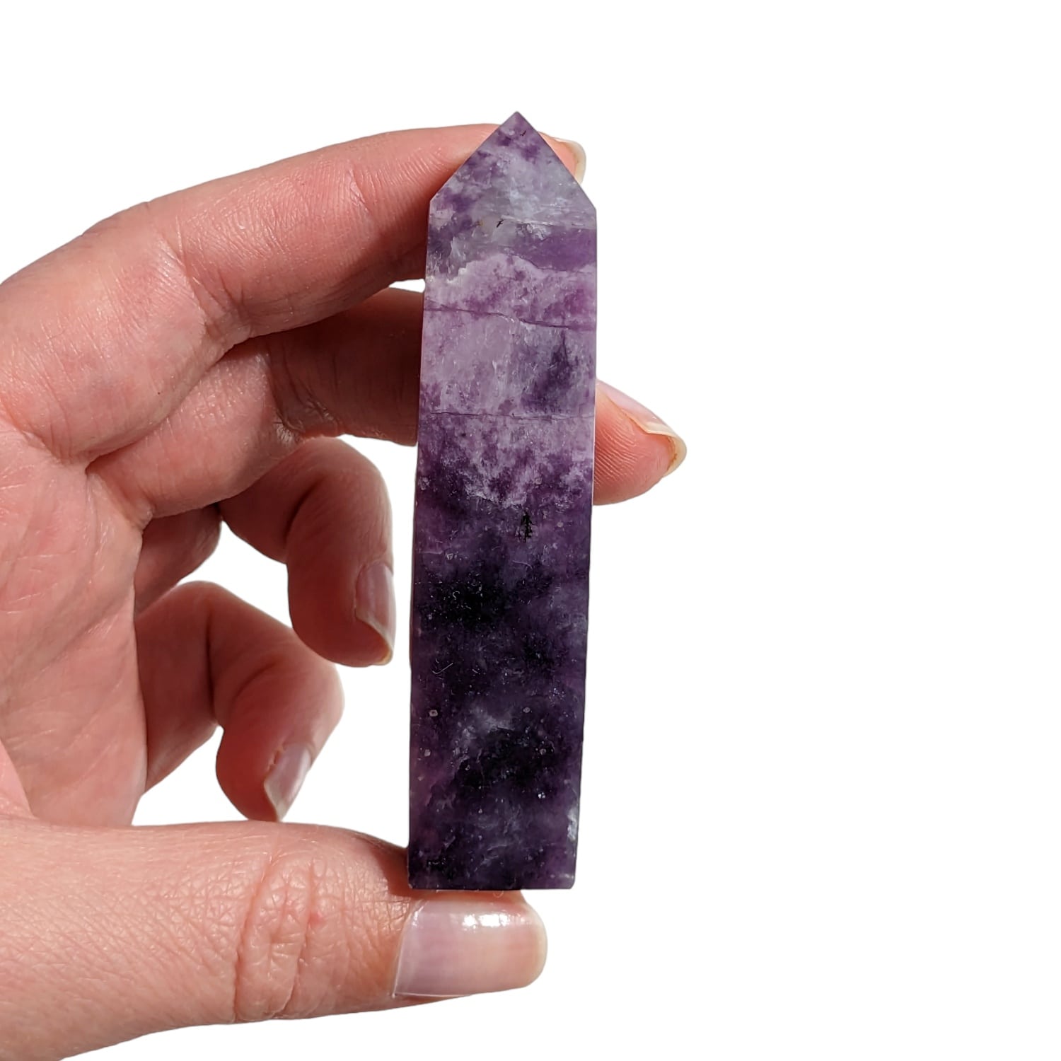 Pointe en Lépidolite n°1