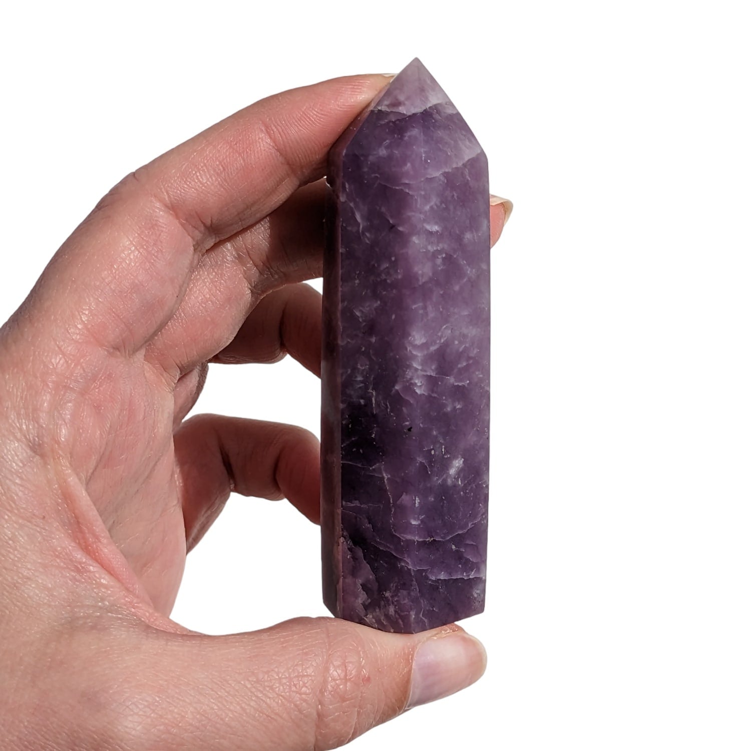 Pointe lépidolite n°2