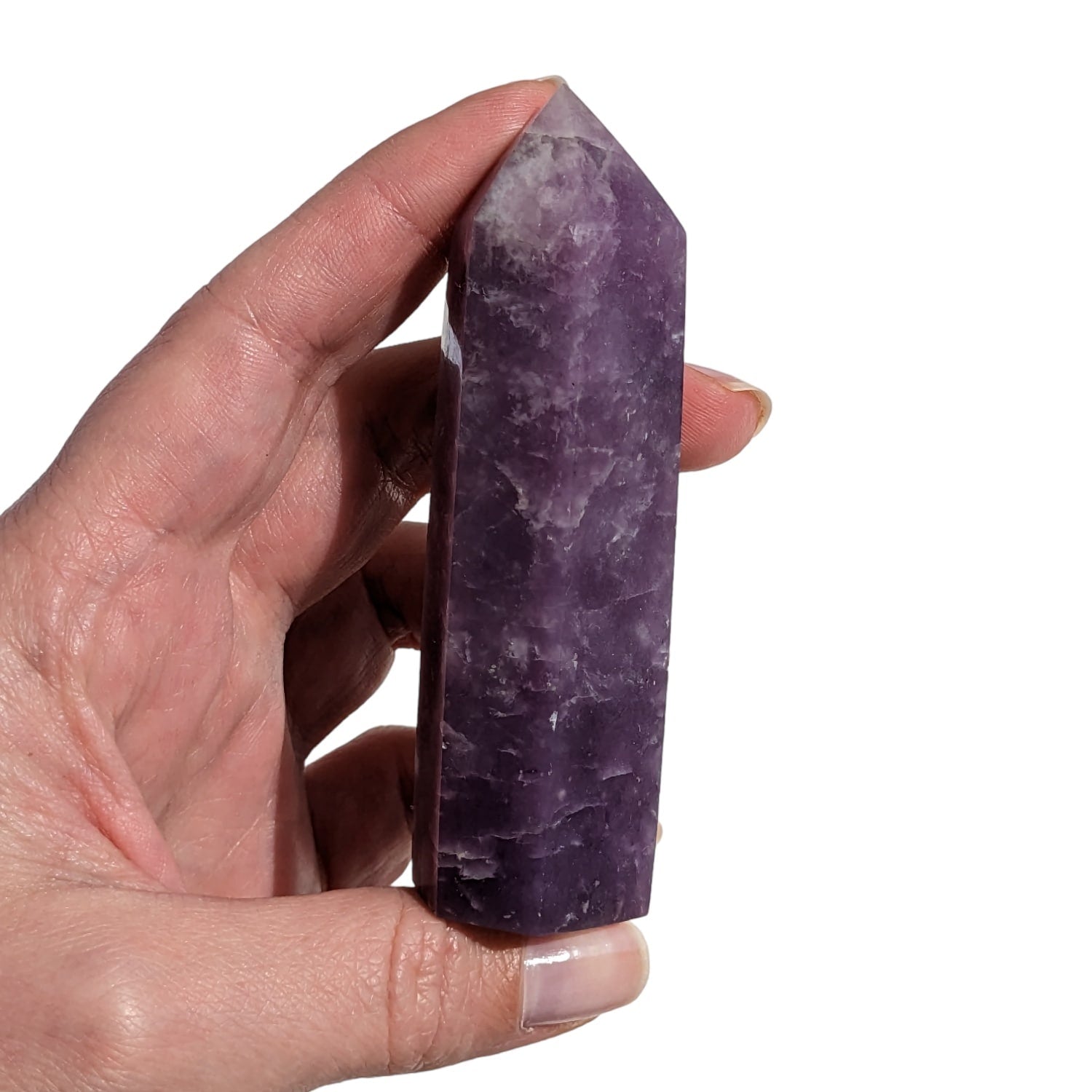 Pointe lépidolite n°2
