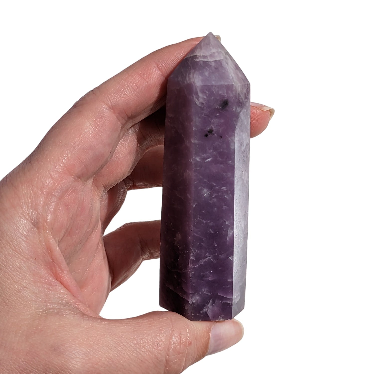 Pointe lépidolite n°2