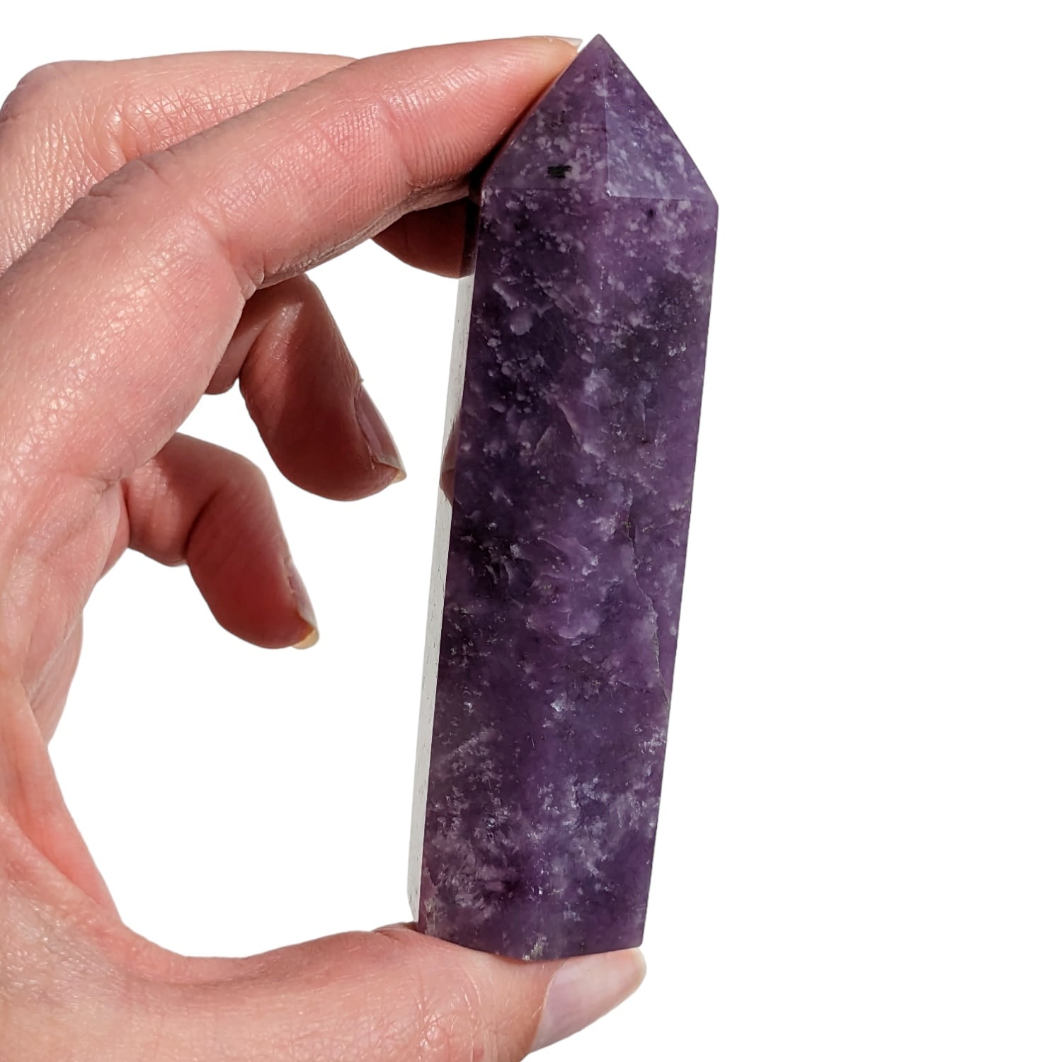 Pointe lépidolite n°4