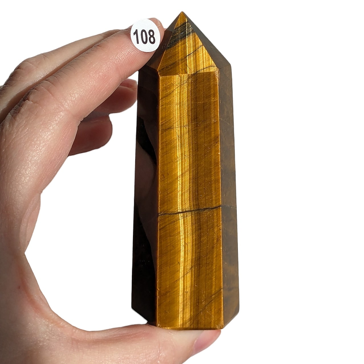 Pointe en oeil de tigre