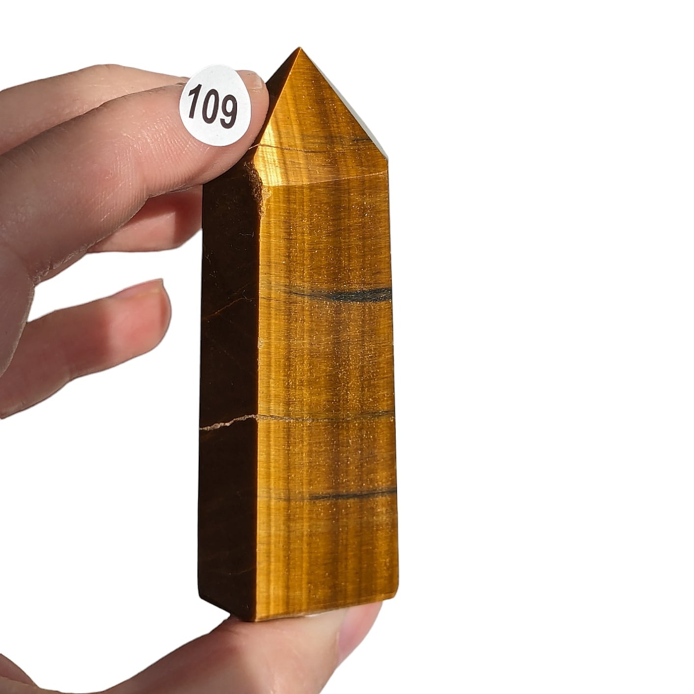 Pointe en oeil de tigre