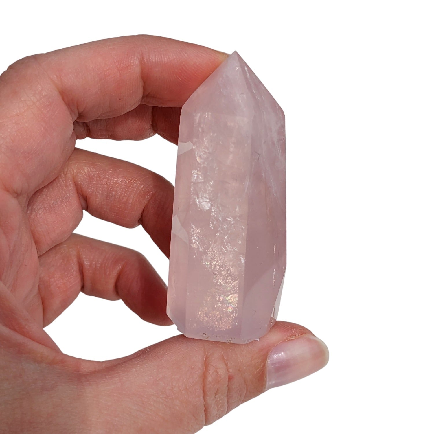 Pointe quartz rose n°4