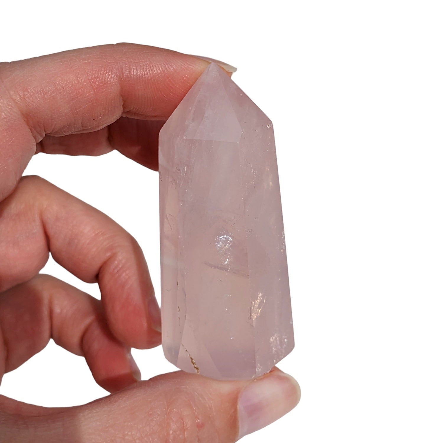 Pointe quartz rose n°4