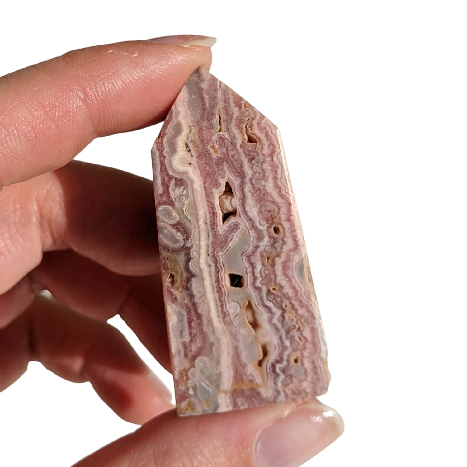 Pointe Rhodochrosite N°2