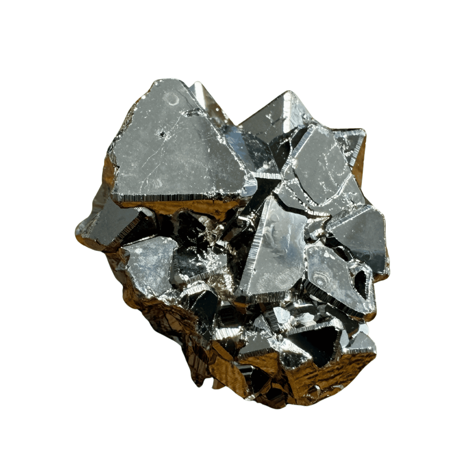 Pyrite octahedre du Pérou Huanzala