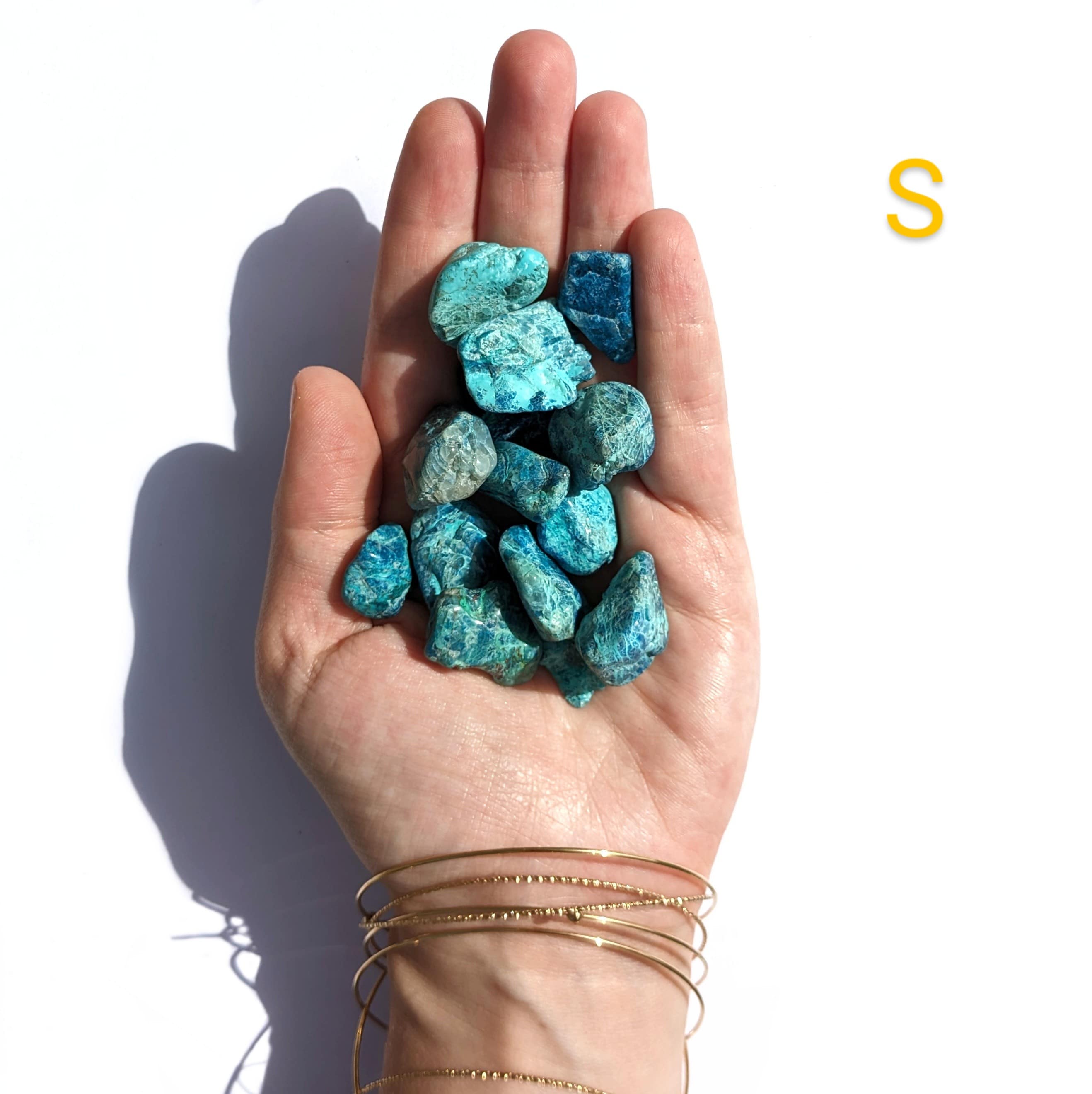 Pierre Roulée Shattuckite – Communication et Intuition