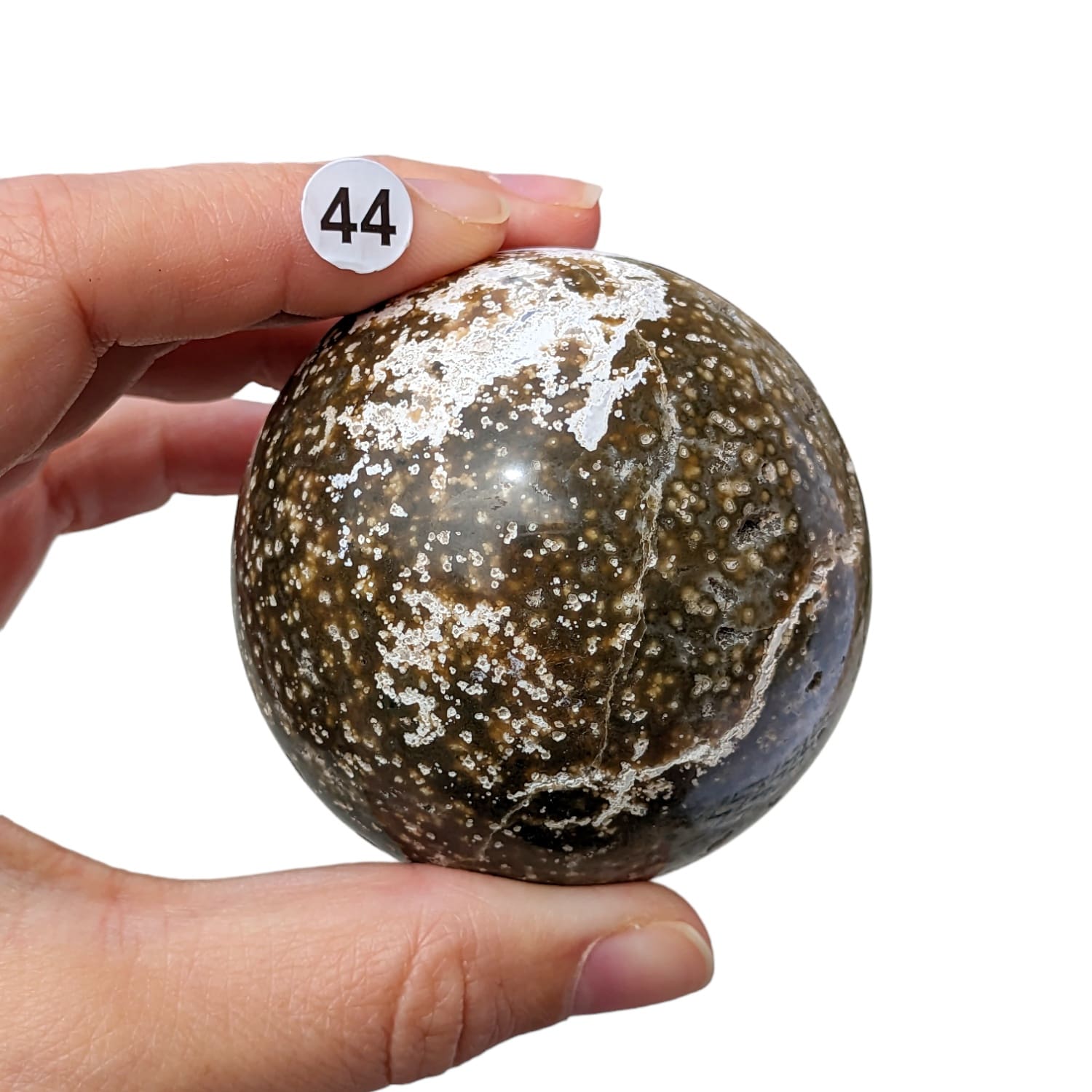 sphere jaspe orbiculaire 44