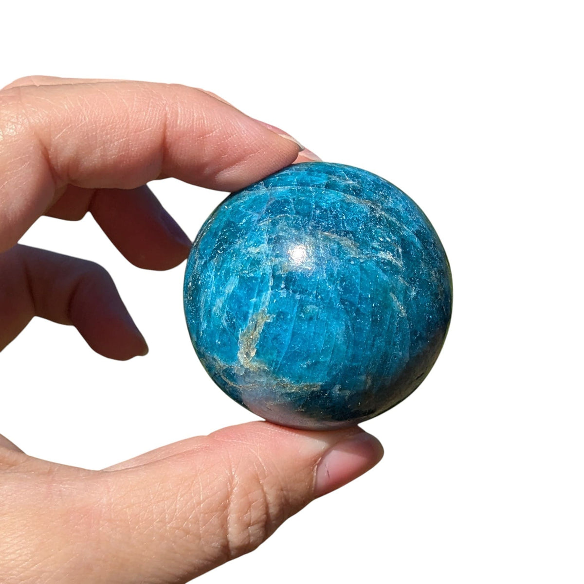 SphĂšre apatite bleue
