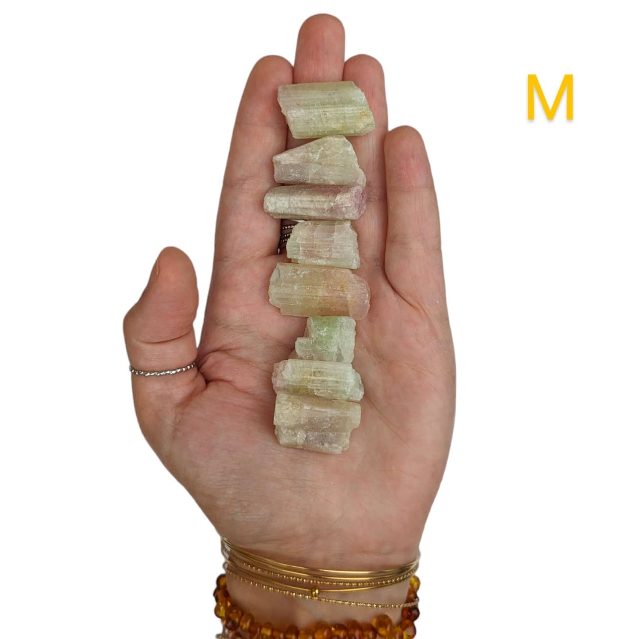 tourmaline melon d'eau cristaux