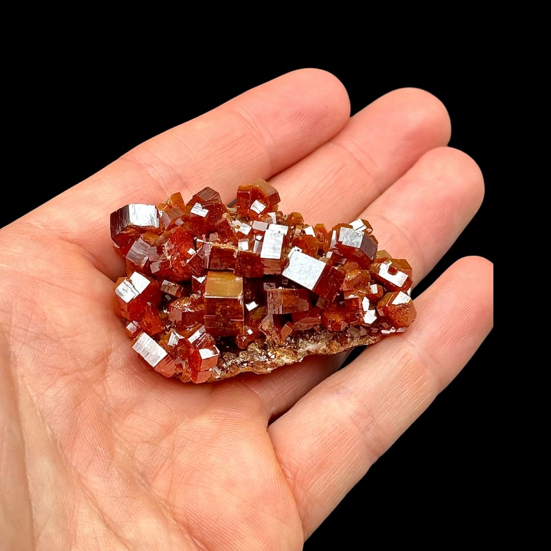 Vanadinite Rouge Hexagonale - Mibladen (Maroc)