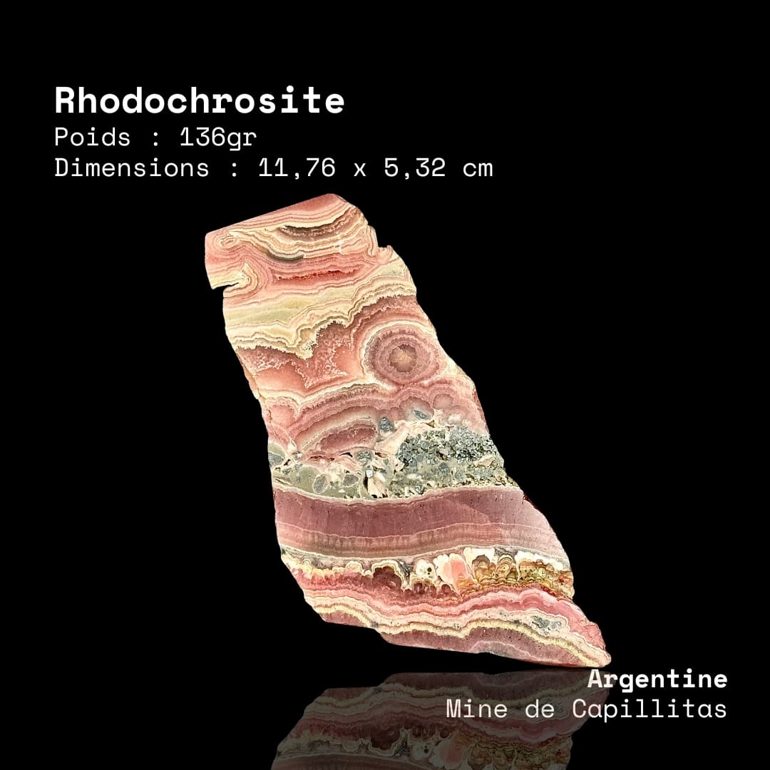 Rhodochrosite Tranche - Argentine #1