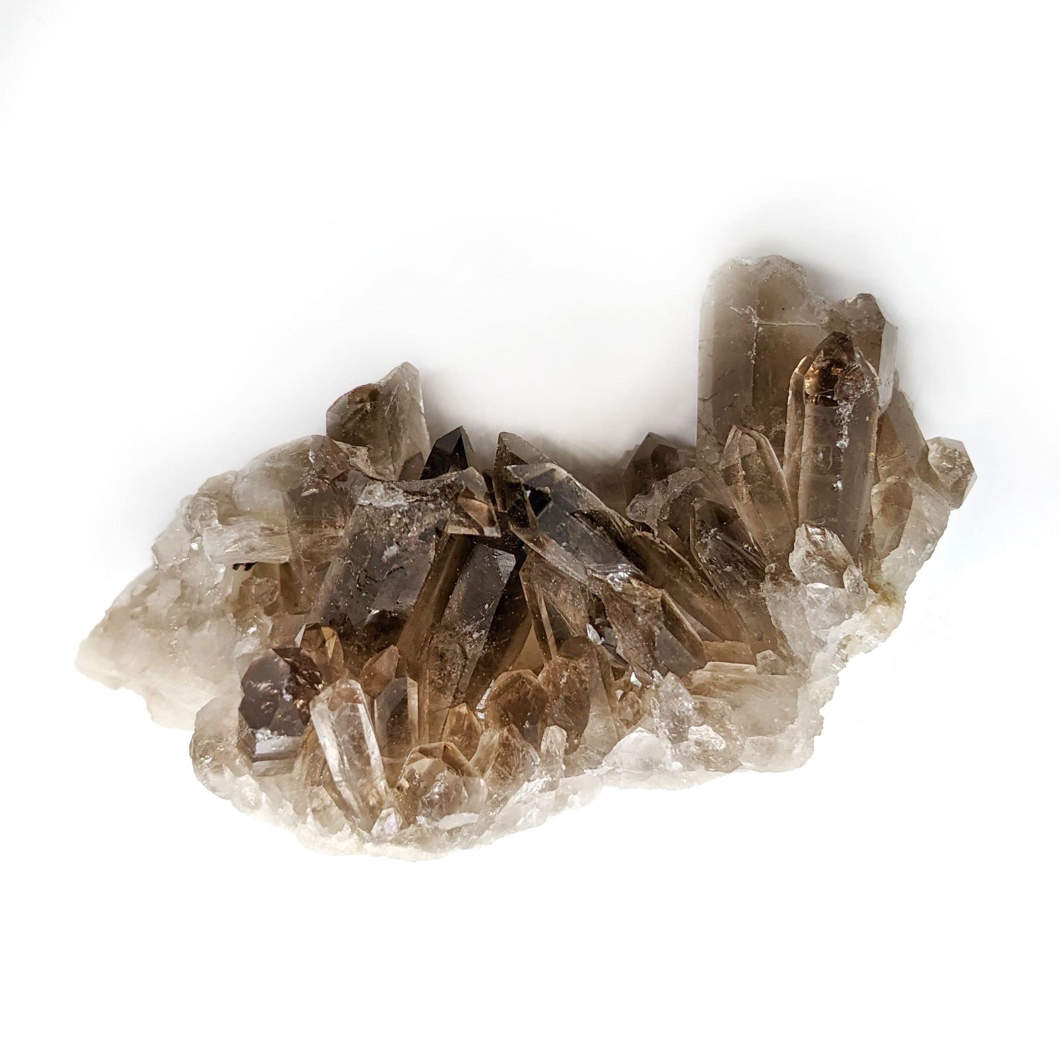 Mini Géode / druse de Quartz fumé poids 114gr