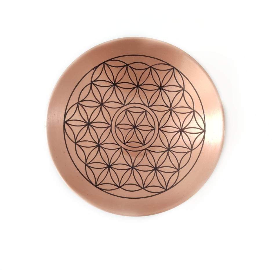 Fleur de vie en cuivre