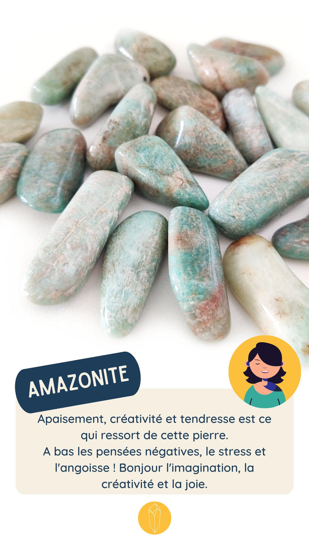Galet amazonite