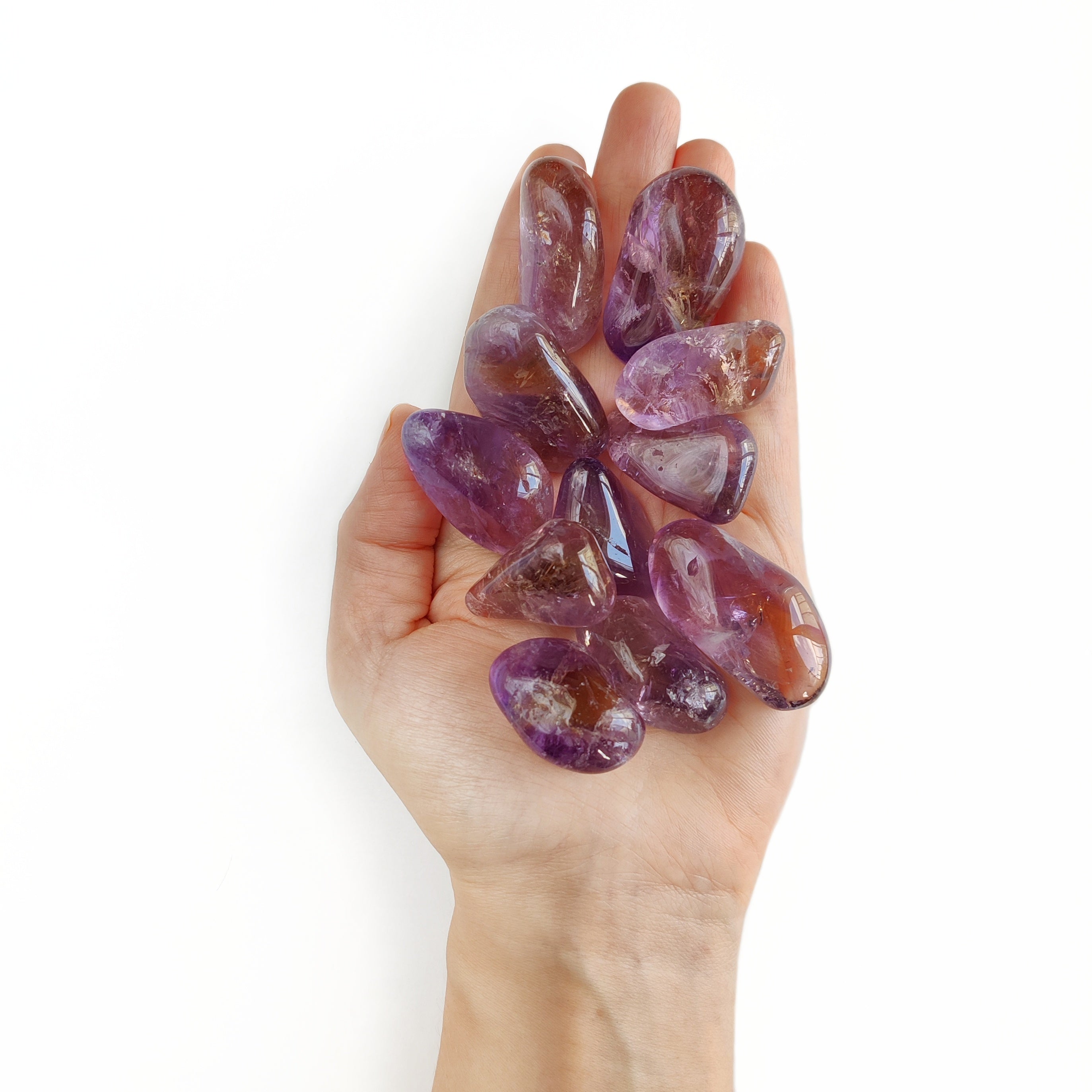 Amétrine pierre roulée