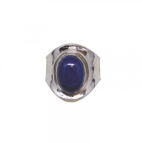 Bague Lapis lazuli naturelle Argent 925 Femme