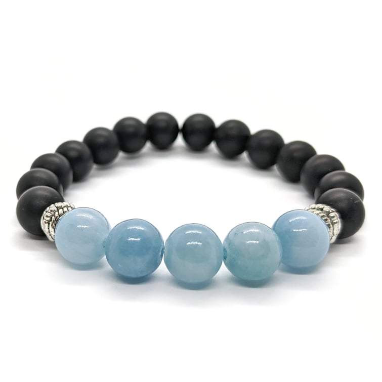 Bracelet Homme Aigue Marine