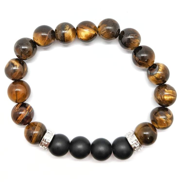 bracelet homme oeil de tigre