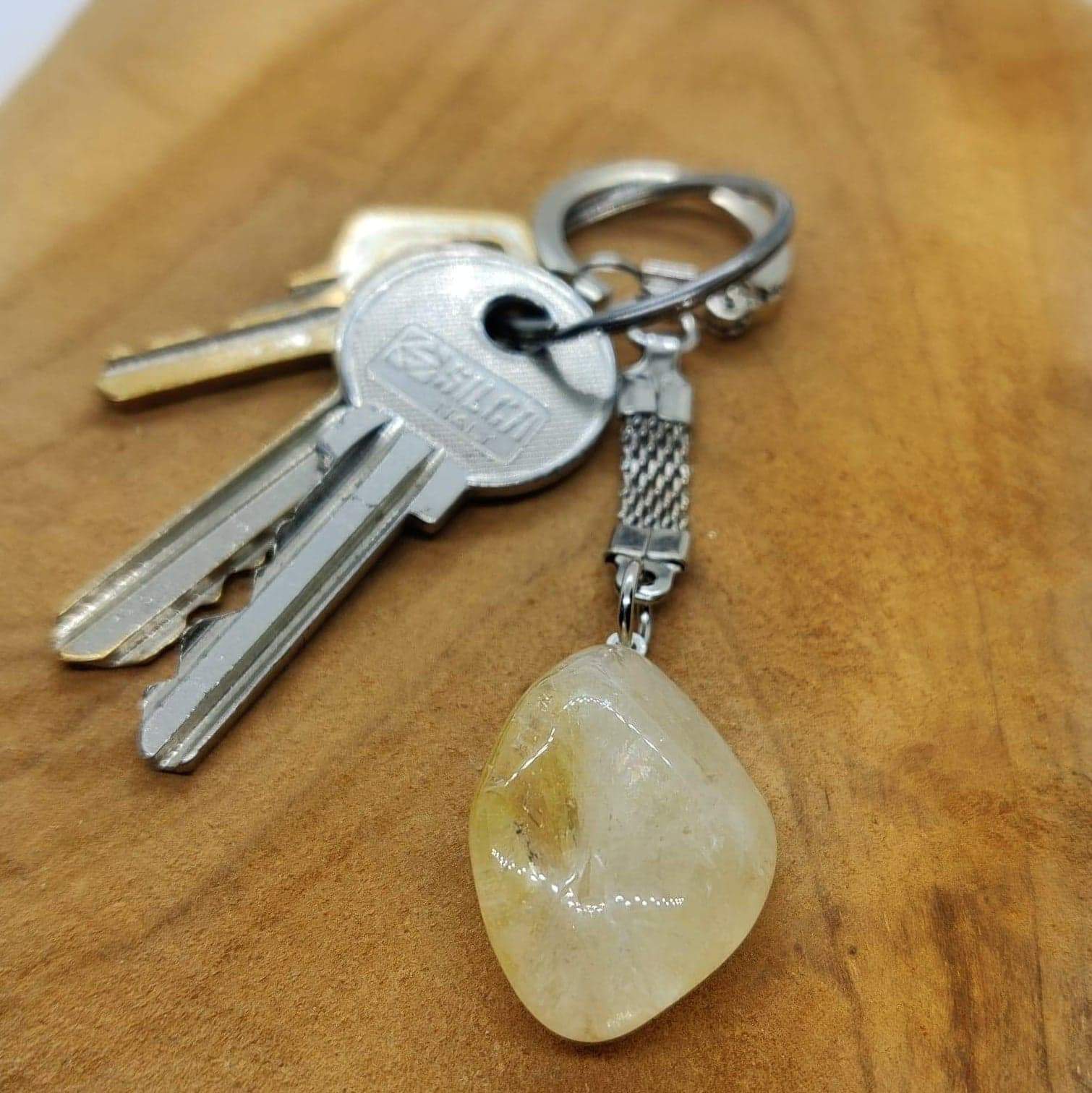 porte clé citrine