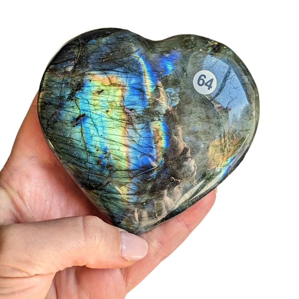 Coeur labradorite N°64